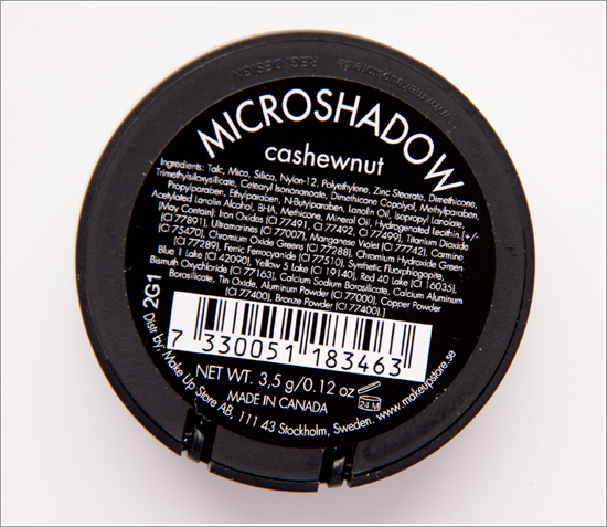 Make Up Store Microshadow Cashewnut