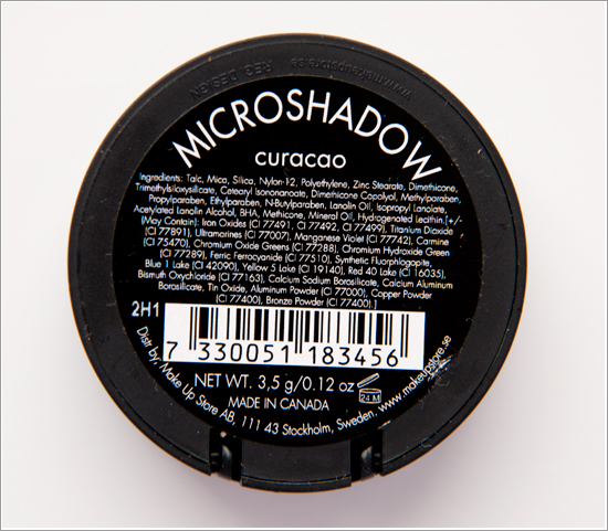 Make Up Store Microshadow Curacao