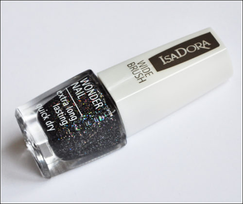 IsaDora Red Rush Wonder Nail Black Galaxy 728