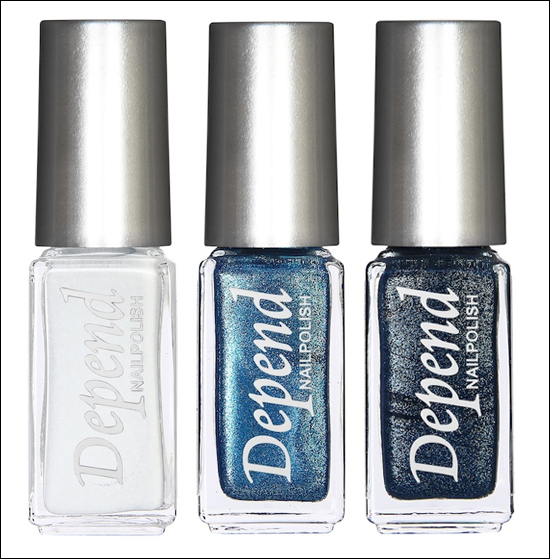 depend-2011-sparkling-colours-blue-white 286: Vit 287: Blå 288: Midnattsblå