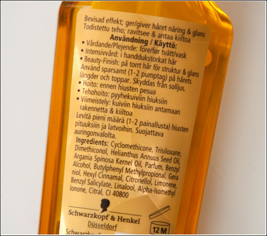 Schwarzkopf Gliss Daily Oil Elixir