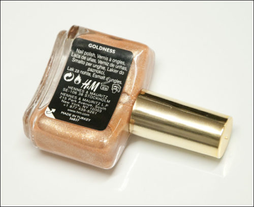 H&M Goldness Nail Polish