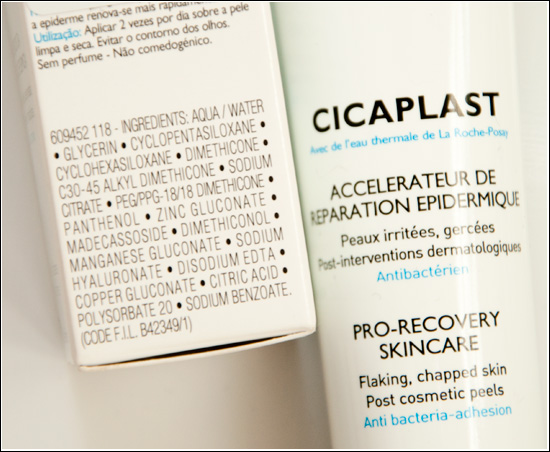 Cicaplast Ingredients