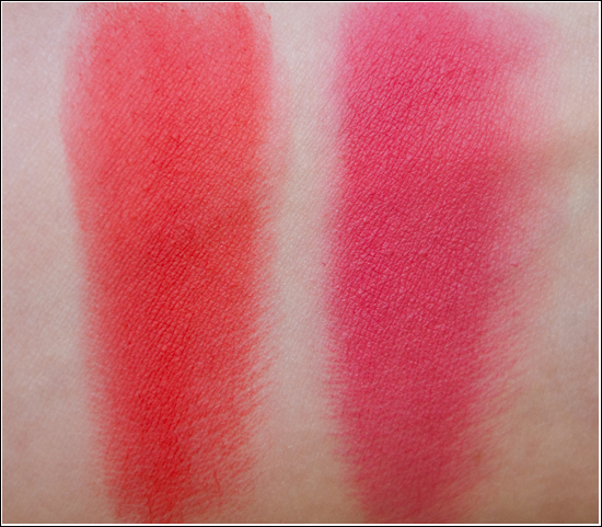 La Femme Cosmetics Blush On Rouge Coral & Pink Swatches