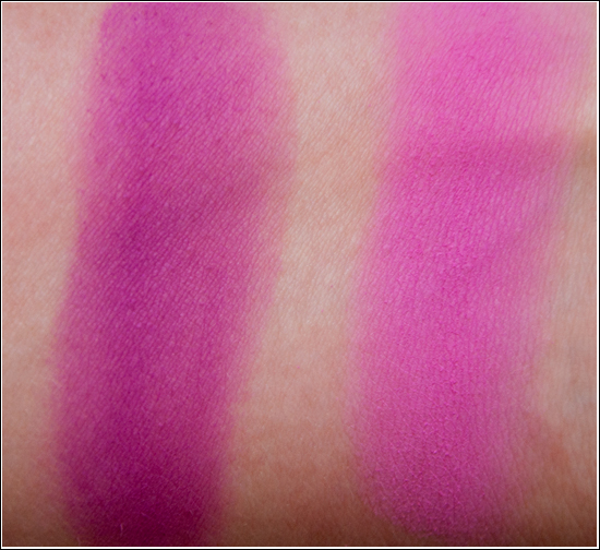 La Femme Cosmetics Blush On Rouge Mulberry & Flamingo Pink  Swatches