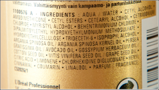 L'Oreal Professional Mythic Oil Conditioner Ingredients