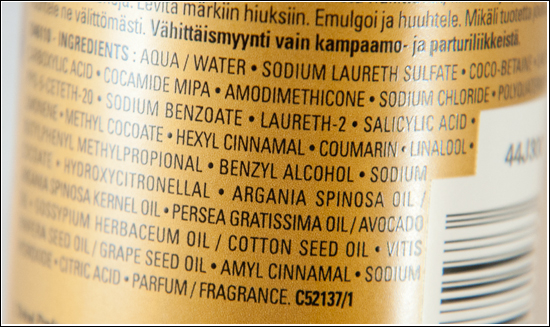 L'Oreal Professional Mythic Oil Schampoo Ingredients