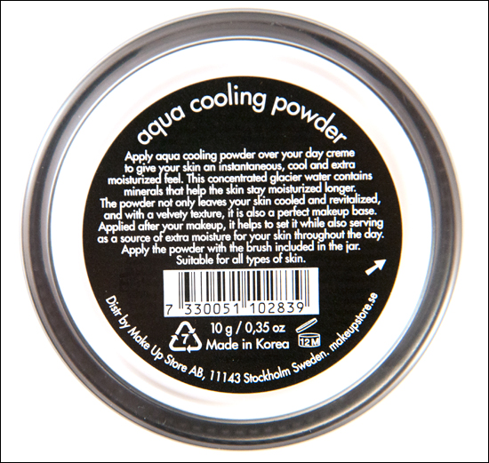 Aqua Cooling Powder Make Up Store
