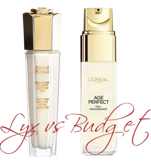 Guerlain Abeille Royale Youth Serum vs L'Oreal Age Perfect Cell Renaissance Serum