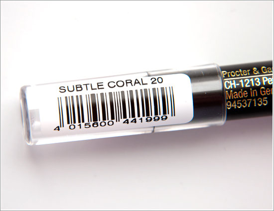 Max Factor Subtle Coral 20 Colour Elixir Giant Pen Stick