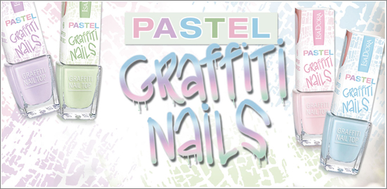 IsaDora Pastel Graffiti Nails