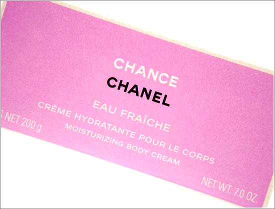 Chanel Chance Eau Fraiche Moisturizing Body Cream