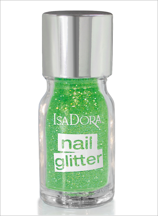 IsaDora-89-Green-Gecko-Neon-Glitter-Nail