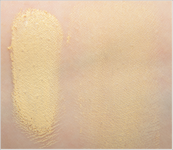 Swatches e.l.f. Corrective Yellow Cover Everything Concealer