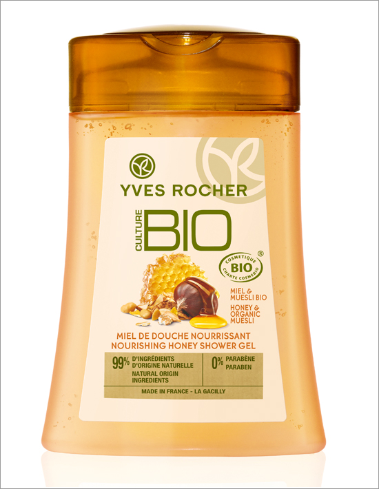 Yves Rocher Nourishing Shower Gel BIO Honey & Organic Muesli
