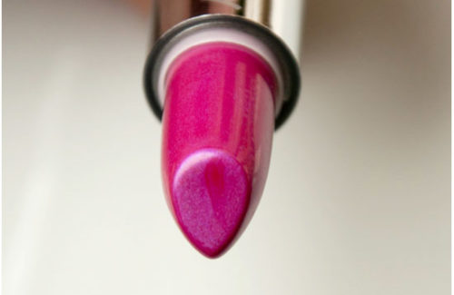 WetnWild Fuchsia with Blue Pearl Lipstick