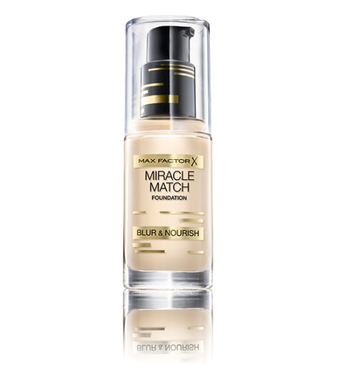 max factor miracle match foundation blur nourish